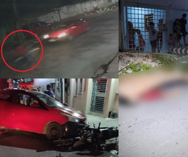 Not Cias C Mera De Seguran A Filma Momento Em Que Motociclista Bate